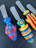 4-Piece Boston Warehouse Fish Motif Spreaders (A)