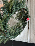 Wondershop Faux Fir Wreath with Gold Accents & Pine Cones