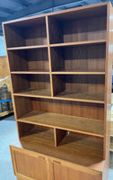 Sejling Skabe Danish Mid Century Modern Two Piece Console with Hutch ***HEAVY ITEM***