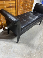 Fsaux Leather/Vinyl  Storage Bench