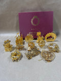 The Danbury Mint Gold Christmas Collection In Box - 2000 (B)