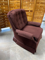 Jetton Furniture Inc. Upholstered Chair (burgundy/wine color)
