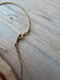 17” Gold Tone Chain Necklace (A)