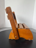 Wooden Vintage Convertible Child’s Chair & Step Stool