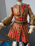 Gendarme de la Garde Ordinaire Van Gerdinge Sitzendorf Porcelain French Soldier with Wooden Base & Box
