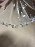 Set Of 4 Lenox Clear Glass Coasters With Glass Case