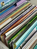 Bin of Crafting Paper/Card Stock (C) 20+ Packs of Paper