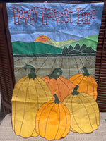 Happy Harvest Time Garden Flag