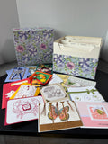 Assorted Lot of All Occasion Hand Made Cards with Dividers in Decorative Box