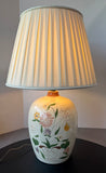 Floral Pottery Vase Lamp (WORKS)
