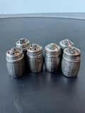 6-Piece Mini Sterling Silver Salt & Pepper Shakers