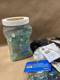 Lot Of Sea Glass And Mosaic Glass Shapes