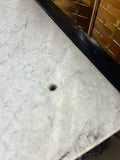 Antique Black Painted Hitchcock Style Dresser with Marble Top***HEAVY ITEM***READ DETAILS ON PICK UP POLICY***