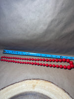 Red Beaded Necklace