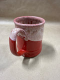 Red Colonial Williamsburg Deneen Pottery Coffee Mug