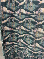 Golfing Tapestry Style Blanket READ DESCRIPTION