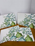 Eucalyptus Cork Back Placemats - Set Of 4 (J)