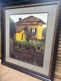 Golden Villa Print by Montserrat Masdeu