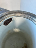 Antique 1868 JAS Stimpson Double Wall Silver Plate Ice Pitcher
