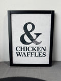 Farmhouse Style Chicken & Waffles Wall Decor