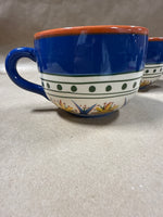 (A) Set Of 2 Mexican Sunrise Coffee Mugs