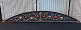 Signed Hand Carved & Painted Chicken Creek Folk Style Over the Door Wooden Sign