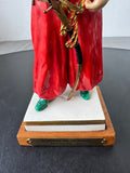 Mameluk de la Garde Capitaine Van Gerdinge Sitzendorf Porcelain French Soldier with Wooden Base & Box