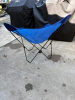 Metal and Mesh Folding Sling Chair