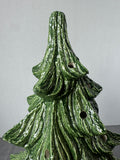 2-Piece Vintage Ceramic Christmas Tree with Flower-Lites (WORKS)