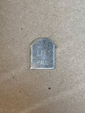 Sterling Leonore Doscow “Here Lies Paul” Miniature Tombstone