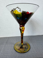 Monaco Hand Painted Martini Glass by Monarch (3 AVAILABLE—PRICED INDIVIDUALLY AT $18 EACH)