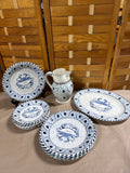 10-Piece Dovis Design Blue Crab Bay Dinnerware