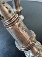 Pair of Crown Sterling Silver Weighted Salt & Pepper Shakers
