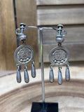 Silver (800) Screw-On Earrings