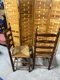 Pair of Ladder Back Chairs