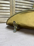 Claw Foot Brass Log Holder