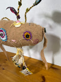Harold & Hazel Hare Handmade Folk Art Bunny Rabbit