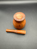 Wooden Mortar And Pestle