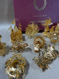 The Danbury Mint Gold Christmas Collection In Box - 2000 (B)