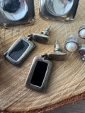 4-Piece Lot of Assorted Silver Tone Earrings (A)
