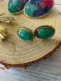 3-Piece Lot of Assorted Gold Tone Earrings (C)