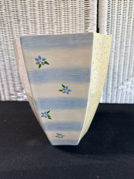 Multi Patterned Ceramic Waste Basket