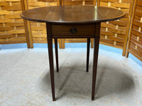 Petite Drop Leaf Side Table with Drawer