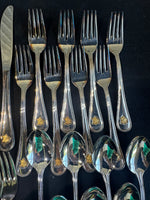 44-Piece Towle Anheuser-Busch Silver Plate Hostess Flatware Set in Box