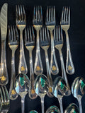 44-Piece Towle Anheuser-Busch Silver Plate Hostess Flatware Set in Box