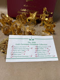 The Danbury Mint Gold Christmas Collection In Box - 2004 (C)