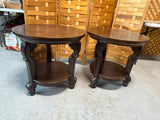Ashley Furniture Pair of Round Side Tables