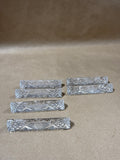 Crystal Knife Rest Bars — READ DESCRIPTION