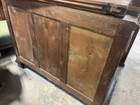 1880's German/French Huntsman's Hand Carved Oak 2 Piece China Cabinet ***HEAVY ITEM***READ DESCRIPTION CAREFULLY***