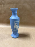 Wedgewood Style Blue And White Vase (A)